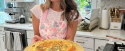 cheese spinach frittata