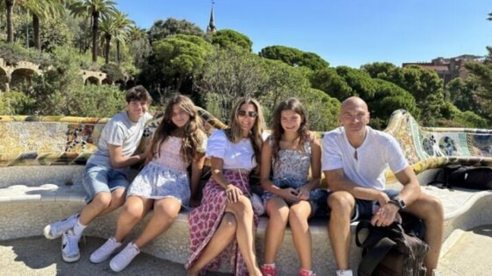 family Barcelona view